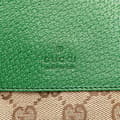 Miniatyrbild 8 av 10: Pre-owned Gucci GG Canvas Web Double Pocket Belt Bag Brown