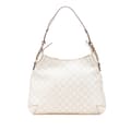 Miniatyrbild 1 av 10: Pre-owned Gucci Guccissima Horsebit Creole Hobo White