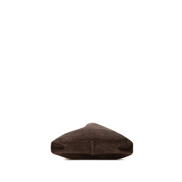 Pre-owned Gucci Suede Horsebit Chain Hobo Brown