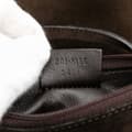Miniatyrbild 7 av 10: Pre-owned Gucci Suede Horsebit Chain Hobo Brown