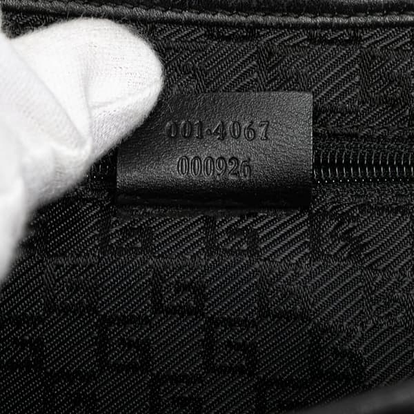 Pre-owned Gucci Suede Dionysus Hobo Black