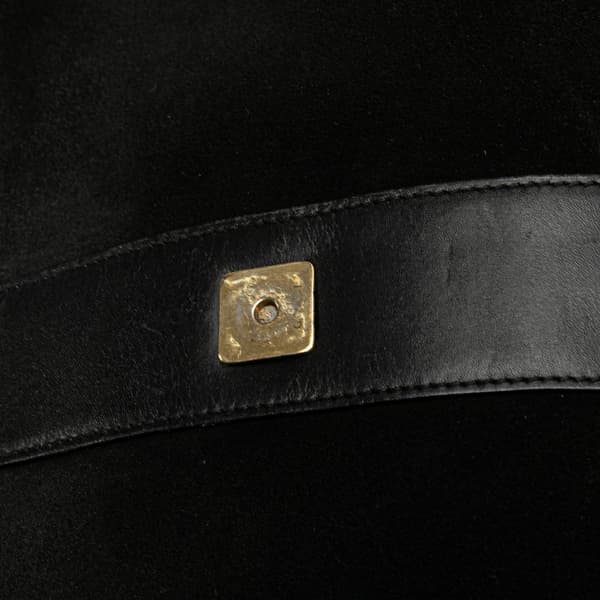 Pre-owned Gucci Suede Dionysus Hobo Black