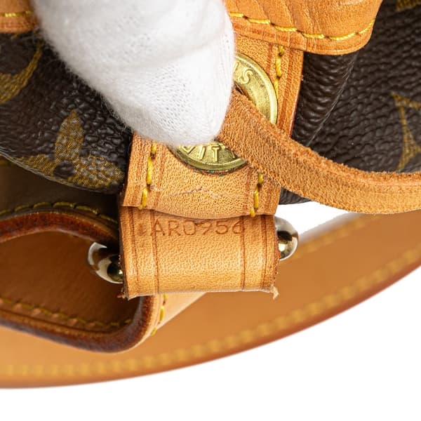 Pre-owned Louis Vuitton Monogram Noe GM Brown