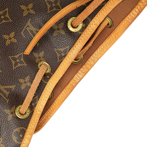 Pre-owned Louis Vuitton Monogram Noe GM Brown
