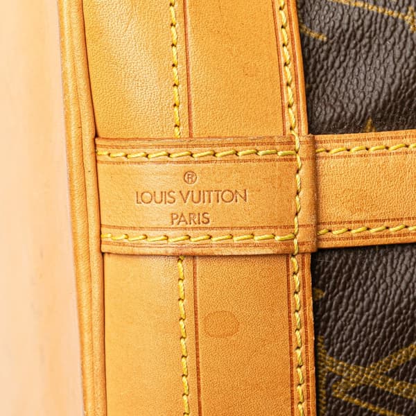 Pre-owned Louis Vuitton Monogram Noe GM Brown