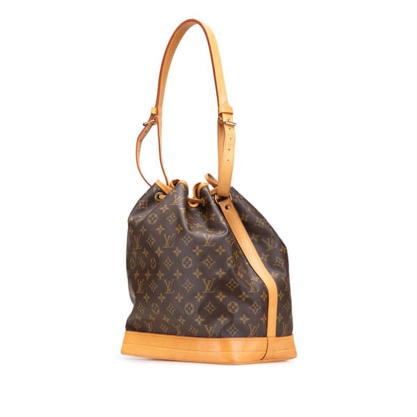 Pre-owned Louis Vuitton Monogram Noe GM Brown