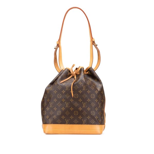 Pre-owned Louis Vuitton Monogram Noe GM Brown
