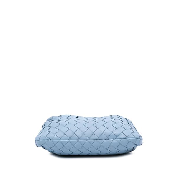 Pre-owned Bottega Veneta Mini Nappa Intrecciato Jodie Blue