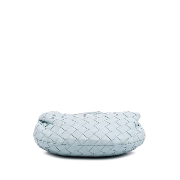 Pre-owned Bottega Veneta Mini Nappa Intrecciato Jodie Blue