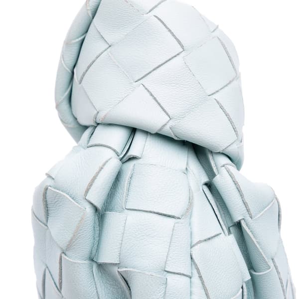 Pre-owned Bottega Veneta Mini Nappa Intrecciato Jodie Blue