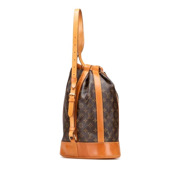 Pre-owned Louis Vuitton Monogram Randonnee PM Brown