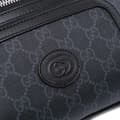 Miniatyrbild 5 av 10: Pre-owned Gucci GG Supreme Interlocking G Belt Bag Brown