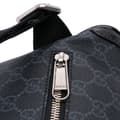 Miniatyrbild 7 av 10: Pre-owned Gucci GG Supreme Interlocking G Belt Bag Brown