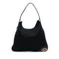 Miniatyrbillede 1 af 8: Pre-owned Gucci GG Canvas New Britt Hobo Black