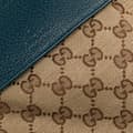Miniatyrbild 9 av 10: Pre-owned Gucci GG Canvas Web Double Pocket Belt Bag Brown