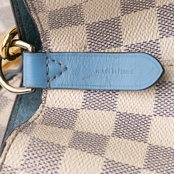 Pre-owned Louis Vuitton Damier Azur Neonoe MM White