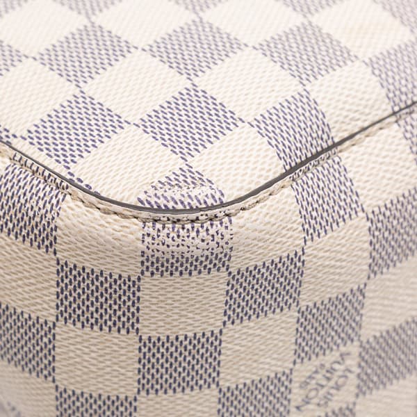 Pre-owned Louis Vuitton Damier Azur Neonoe MM White