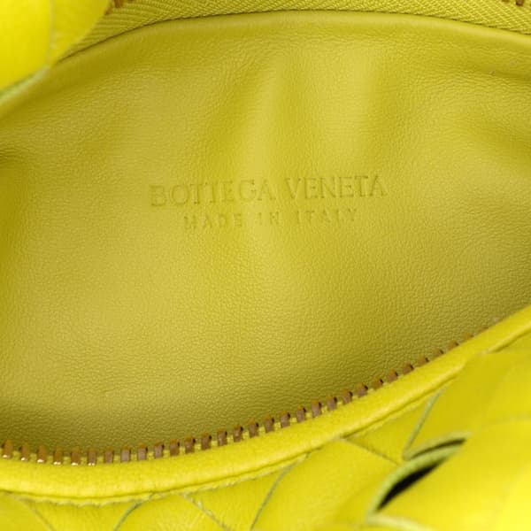 Pre-owned Bottega Veneta Mini Nappa Intrecciato Jodie Green