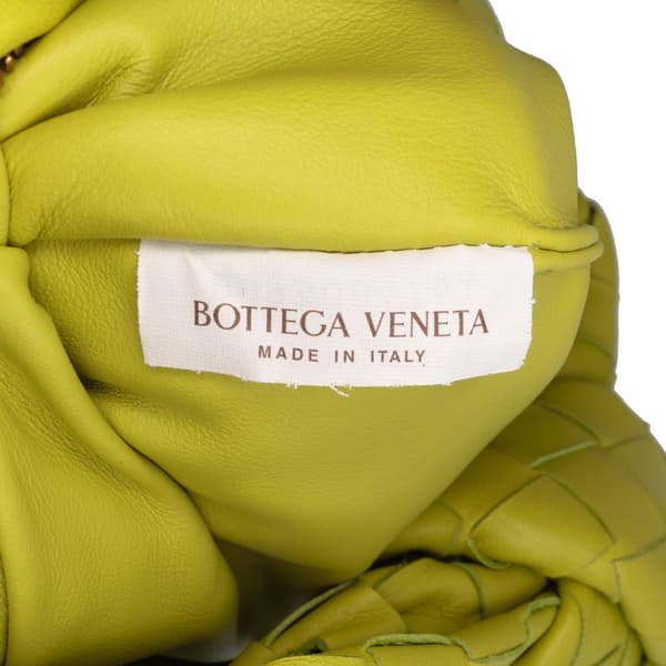 Pre-owned Bottega Veneta Mini Nappa Intrecciato Jodie Green