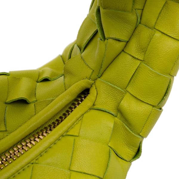 Pre-owned Bottega Veneta Mini Nappa Intrecciato Jodie Green