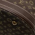 Miniatyrbillede 9 af 10: Pre-owned Louis Vuitton Monogram Mini Lin Bucket PM Brown