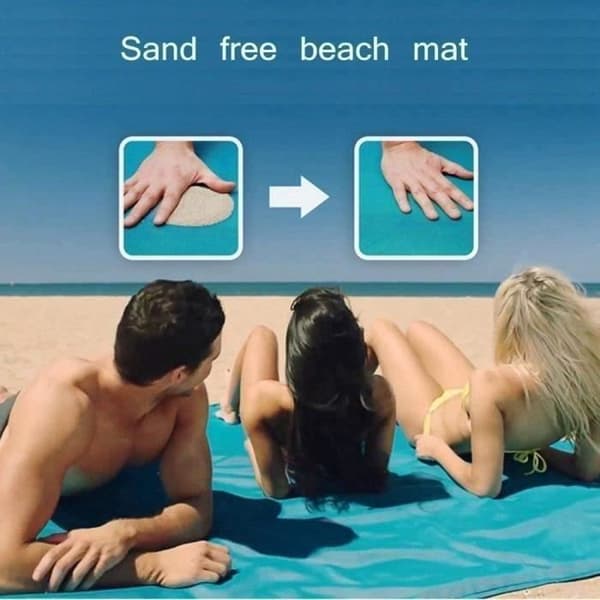 Anti-sand strandhandduk för sommaren - ingen sand - för dig som alltid gillar att hålla sig ren 150 x 200 cm,DG15374