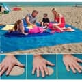 Miniatyrbild 1 av 4: Anti-sand strandhandduk för sommaren - ingen sand - för dig som alltid gillar att hålla sig ren 150 x 200 cm,DG15374