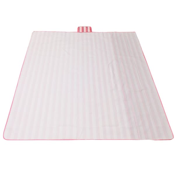 Strandmåtte, strand picnic tæppe, 200x200cm, pink