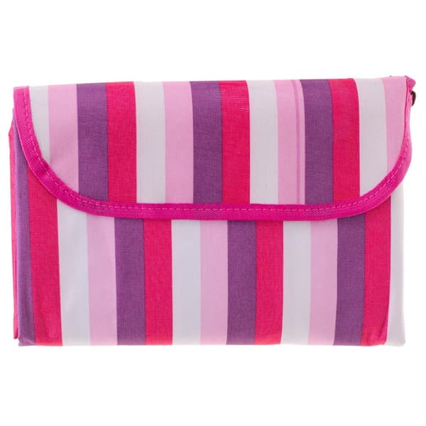 Strandmåtte, strand picnic tæppe, 200x200cm, pink