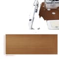 Pikkukuva 1 / 2: Väärennetty teak-ulkopäällyste, liukastumaton, helppo irrottaa ja kiinnittää,Ruskea 2400x600x6mm