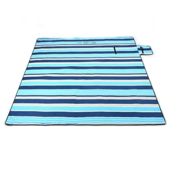 TD® 2x2m Format Vikbar Vattentät Strandmatta Camping Picknick Strand Vikbar filt i väska Fuktsäker dyna