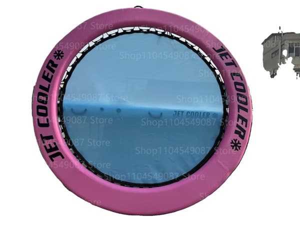 Uppblåsbar Vattendyna, Hållbart PVC-material, Lätt och Bärbar,rosa-1,83 m dia