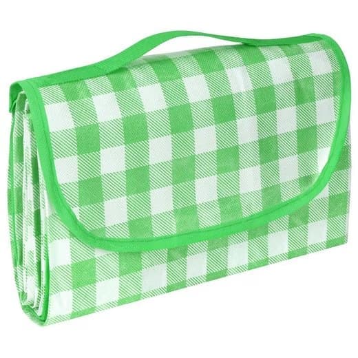 Lollanda Picnic Tæppe Vandtæt med Bærehåndtag, Picnic Fan Beach Camping med Isolering – Bærbar, Multifunktionel til Camping, Strand Grøn 150×200cm