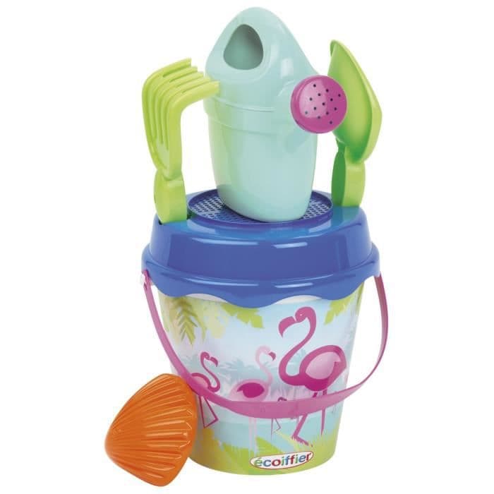 ECOIFFIER SUMMER Hink 16 cm Flamingo klädd