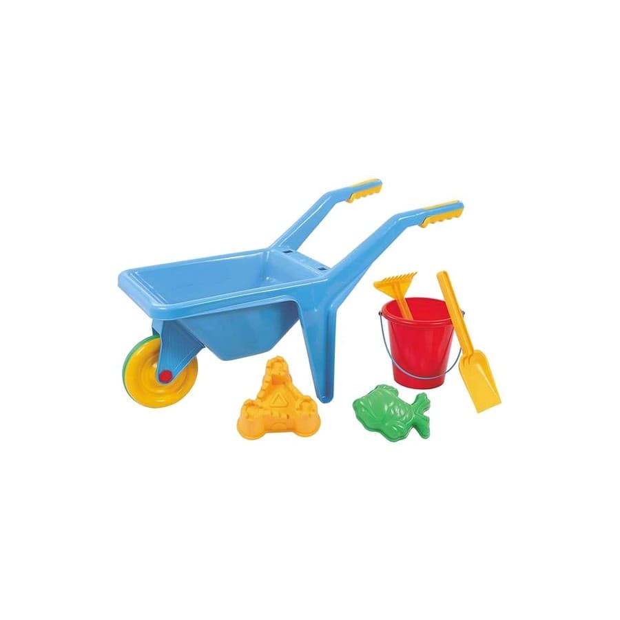 Set med strandvagn och tillbehör (6 pcs)