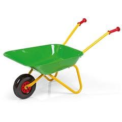 Børne trillebør Rolly Toys, METAL container Grøn