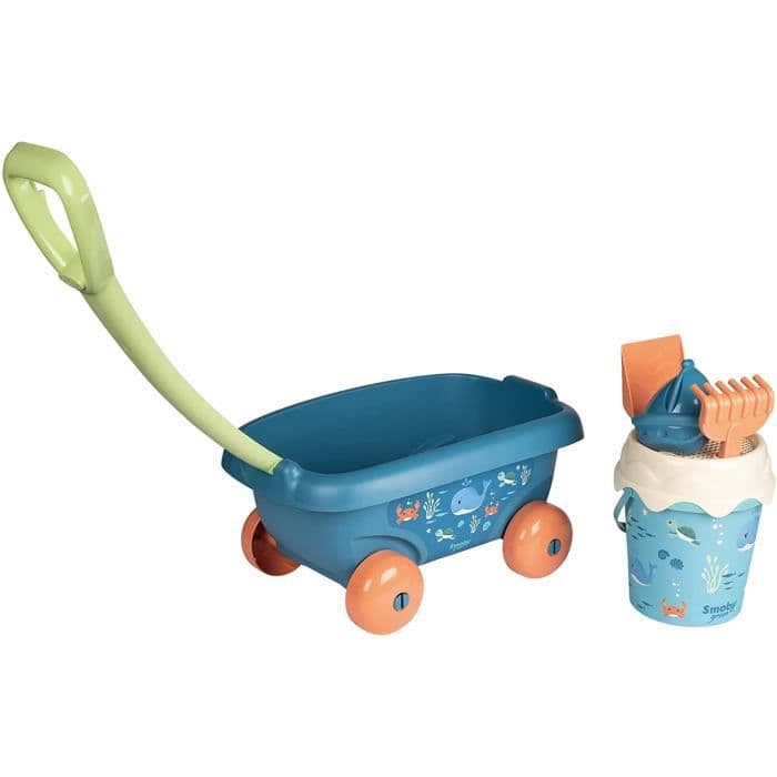 Smoby Green Fylld Beach Cart