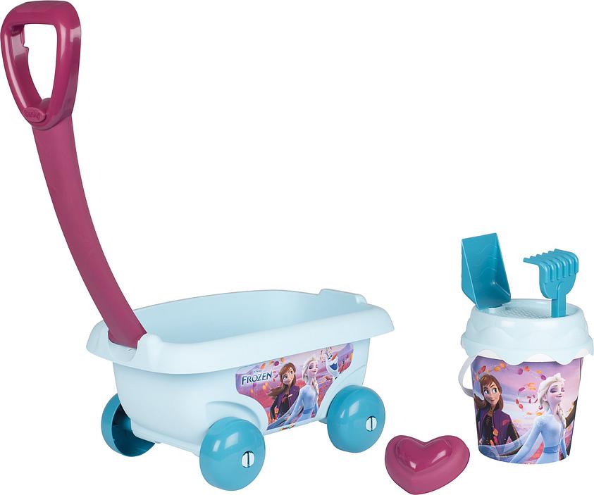 Smoby Frozen sandleksaker & vagn