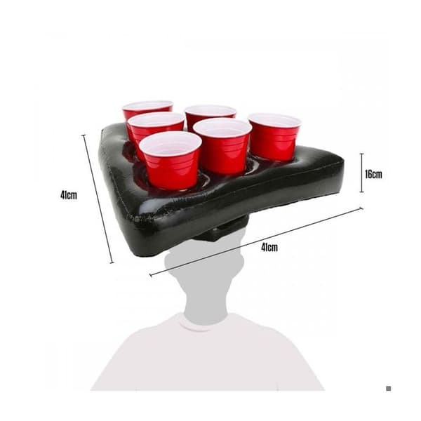 Inflatable Beer Pong Spel - Märke - Modell - Plast - 41 x 41 x 16 cm - Blanda