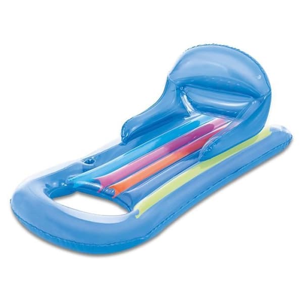 Uppblåsbar boj liggstol för pool och hav med 1 lapp * Material: resistent vinyl * Mått: 157 x 79 cm * Höjd...