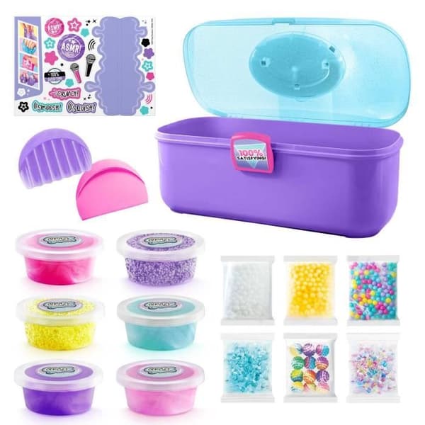 Canal Toys - ASMR-fodral med tillfredsställande komponenter och texturer - Crazy Sensation - från 6 år - SSB007