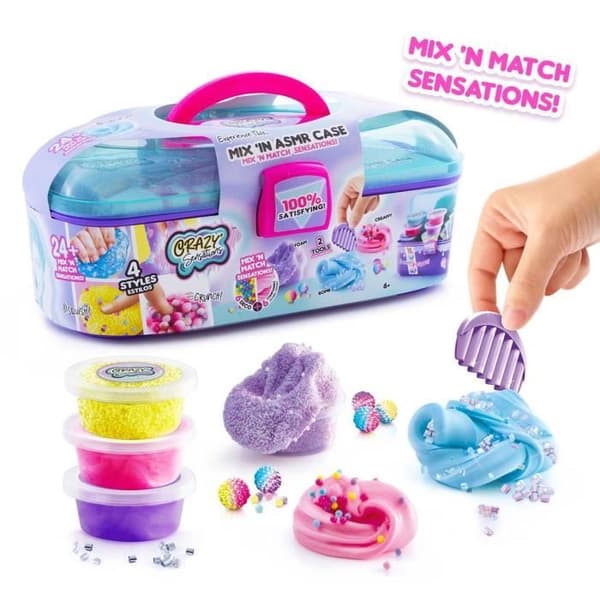 Canal Toys - ASMR-fodral med tillfredsställande komponenter och texturer - Crazy Sensation - från 6 år - SSB007