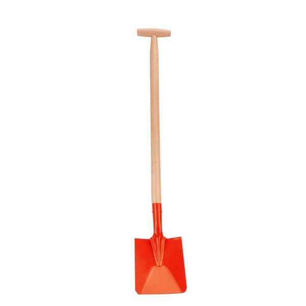 Metalskovl med træhåndtag 65 cm Assorteret