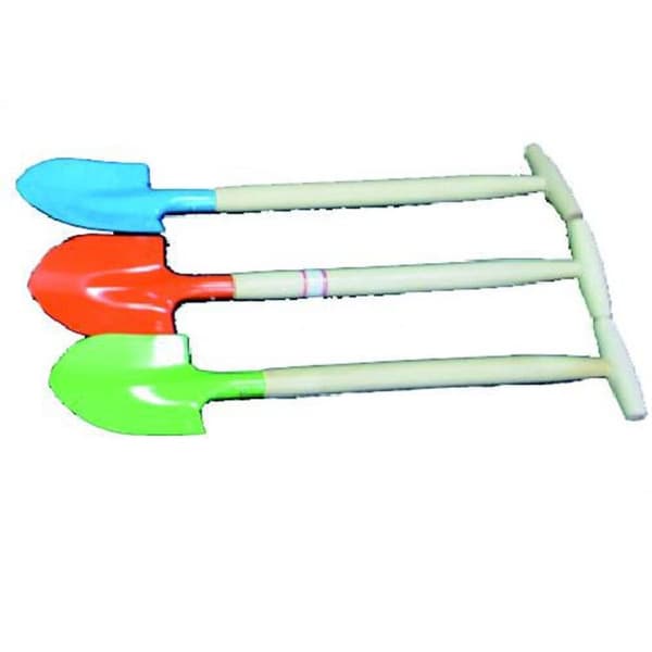 Metalskovl med træhåndtag 67 cm Assorteret