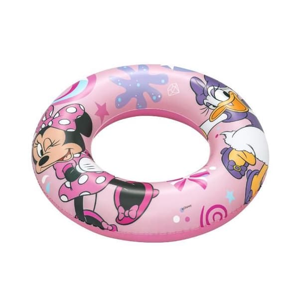 Bestway Minnie Mouse Uppblåsbar Barnring 48 cm - Rosa - Högkvalitativ PVC