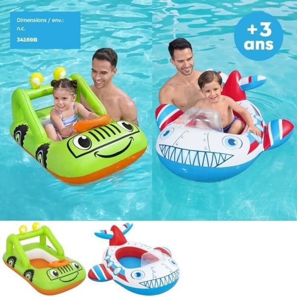 Bouée - INGEN NAMN - Navigator Baby - Vit - Slumptal Modell - För Barn +3 år
