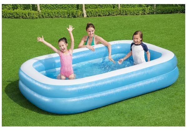 Bestway Blue Rectangular Familiy Pool -2.62m x 1.75m x 51cm - blue