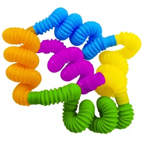 20-Pak - Pop Tube - Fidget Toys - Legetøj / Sensorisk