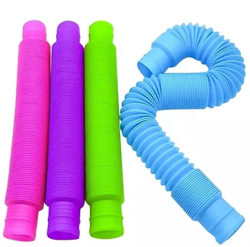 20-Pak - Pop Tube - Fidget Toys - Legetøj / Sensorisk