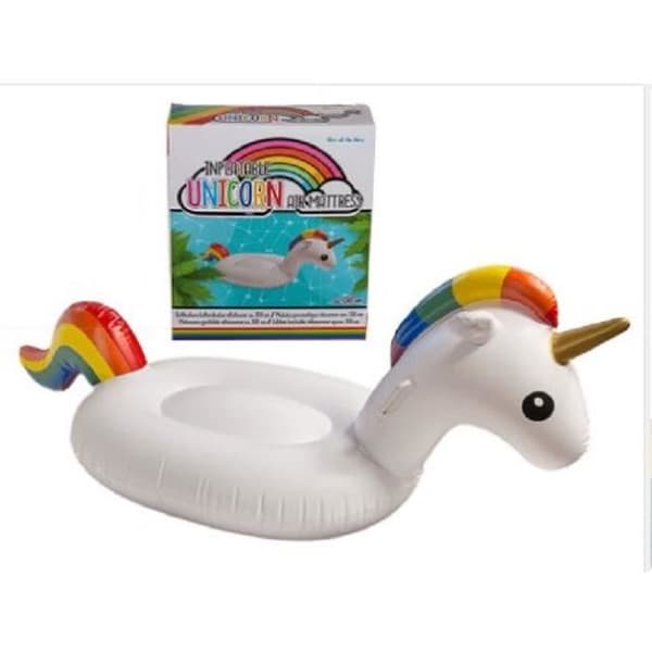 Uppblåsbar Unicorn (mått 150 cm)